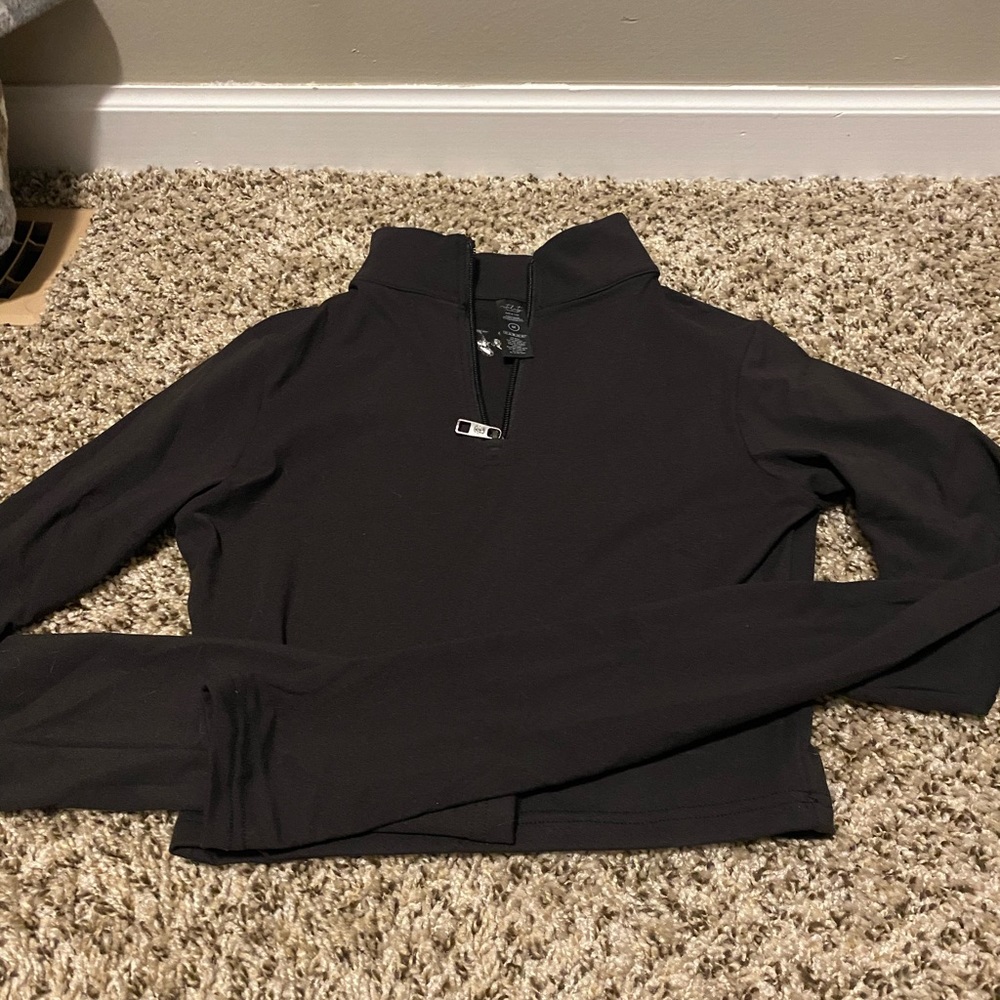 Vitality/ Balance Athletica Crop Zip